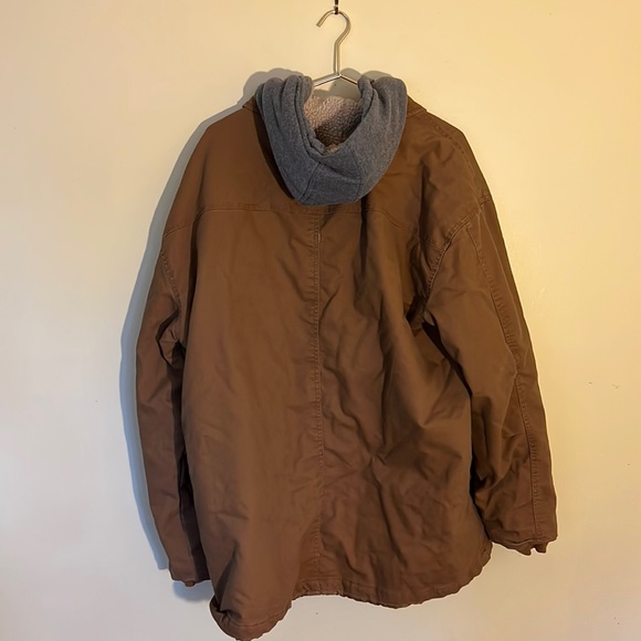 Real clothing for real work! Dickies Quilted jacket with knit sherpa lined hood. - Picture 3 of 6